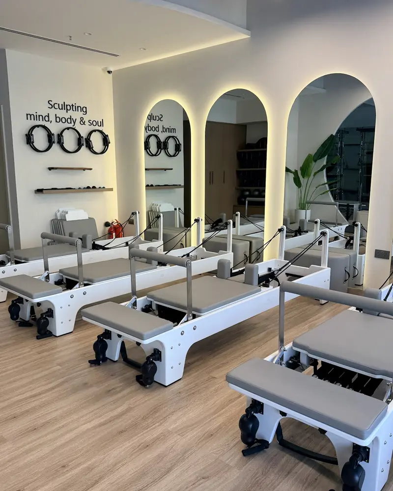 Inside Pilates Academy Arjan — the arches, mirrors and light